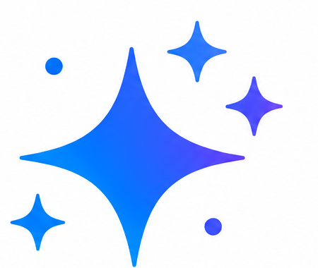 CloudZio AI sparkle icon
